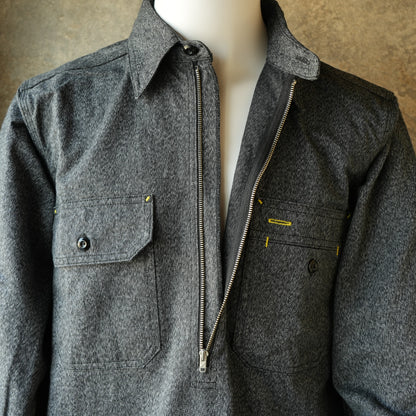 TCB Jeans_Uncle Cat Shirt_ブラックシャンブレー