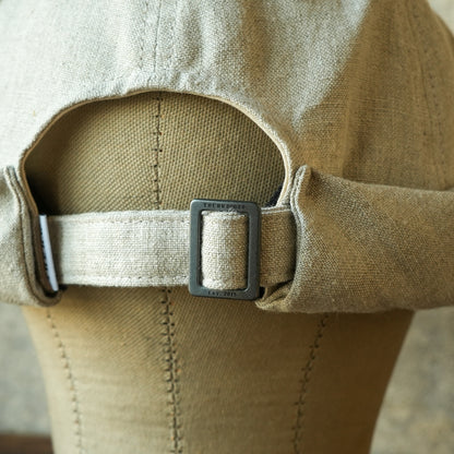 THE H.W.DOG&CO_ D-01166_LINEN CANVAS ROLL CAP - Natural