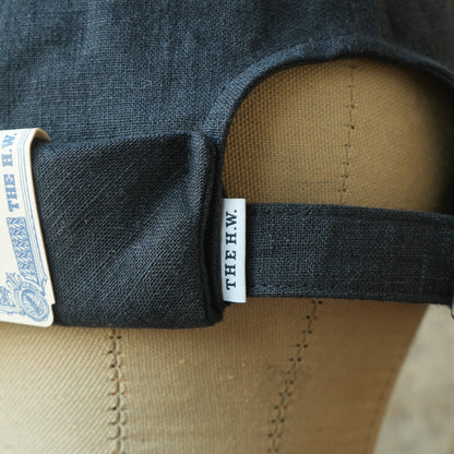 THE H.W.DOG&CO_ D-01166_LINEN CANVAS ROLL CAP - Navy