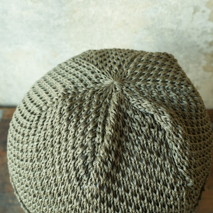 THE H.W.DOG&CO_ D-01221_SEED STITCH KNIT CAP_Olive