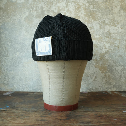 THE H.W.DOG&CO_ D-01221_SEED STITCH KNIT CAP_Black
