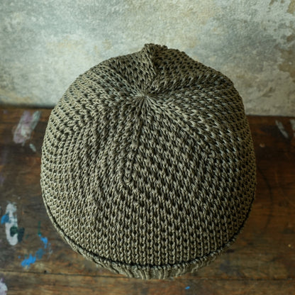 THE H.W.DOG&CO_ D-01221_SEED STITCH KNIT CAP_Olive