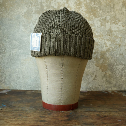 THE H.W.DOG&CO_ D-01221_SEED STITCH KNIT CAP_Olive