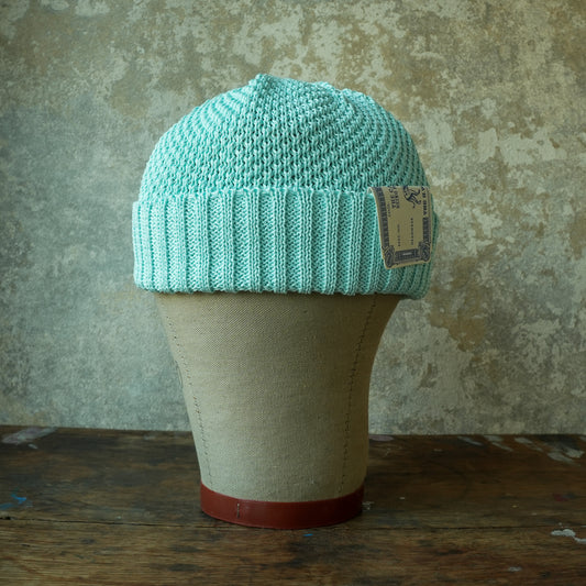 THE H.W.DOG&CO_ D-01221_SEED STITCH KNIT CAP_Blue