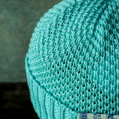 THE H.W.DOG&CO_ D-01221_SEED STITCH KNIT CAP_Blue