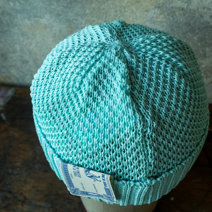 THE H.W.DOG&CO_ D-01221_SEED STITCH KNIT CAP_Blue