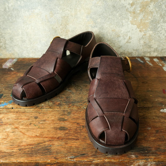 BROTHER BRIDGE_HEMINGWAY (ヘミングウェイ) SCRATCH MAROON/COW