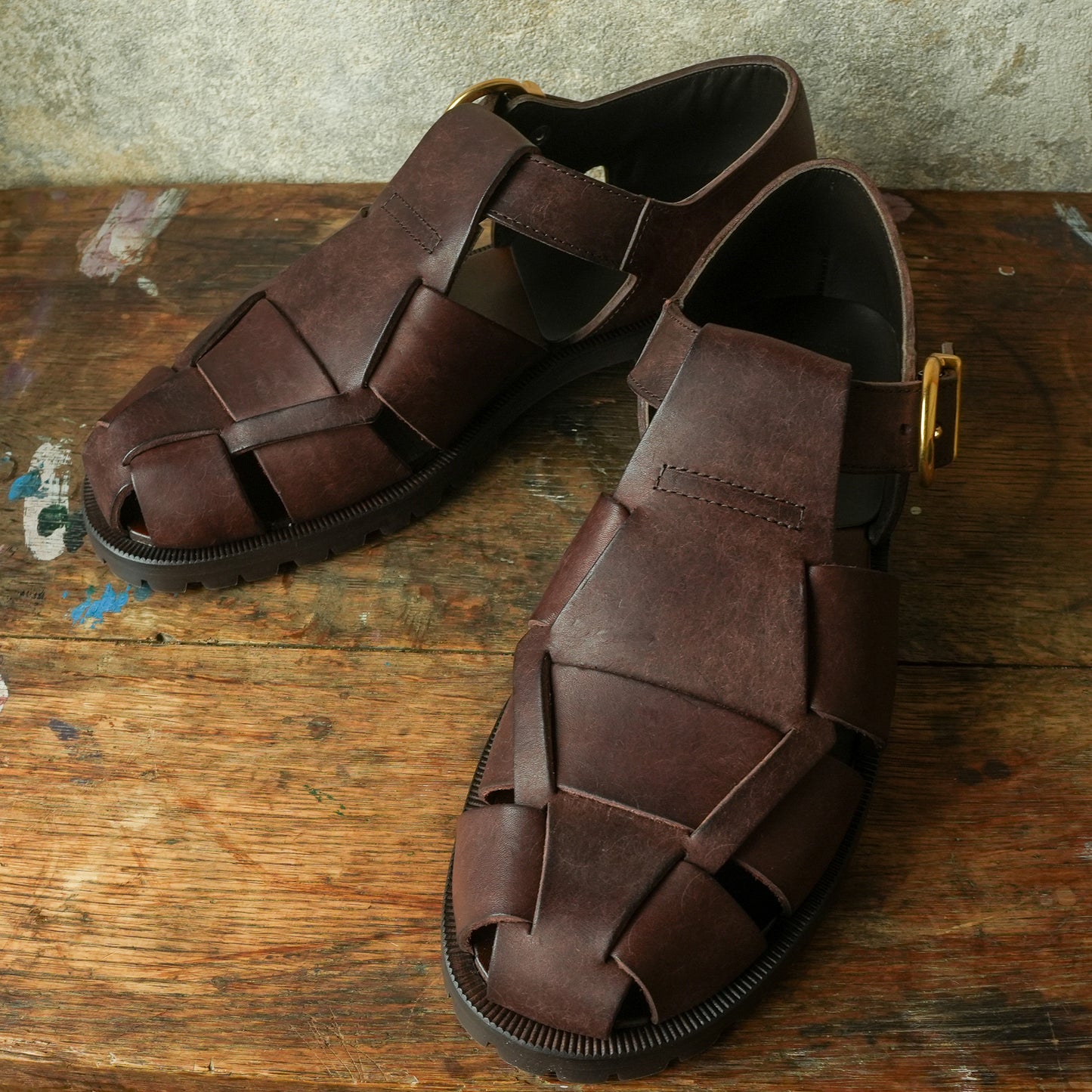 BROTHER BRIDGE_HEMINGWAY (ヘミングウェイ) SCRATCH MAROON/COW