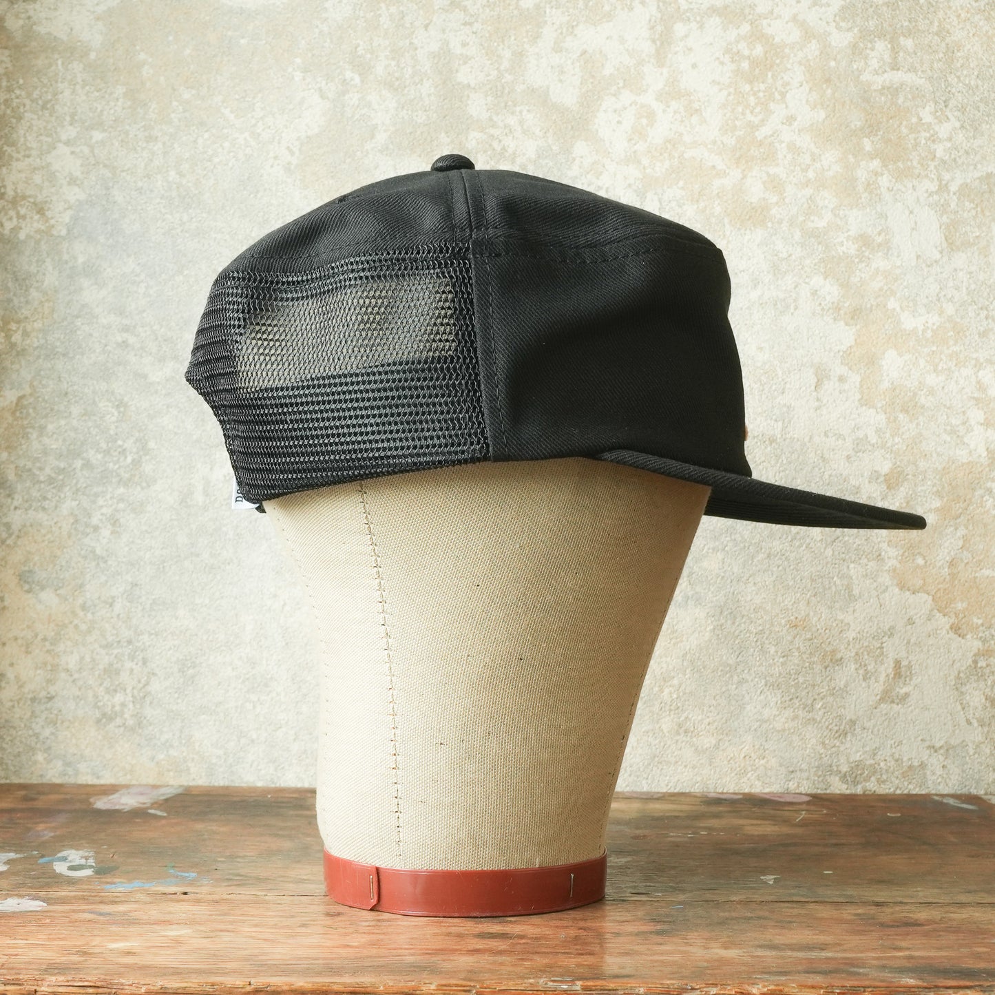 THE H.W.DOG&CO_ D-01168_SIDE MESH PAINTER CAP_BLACK