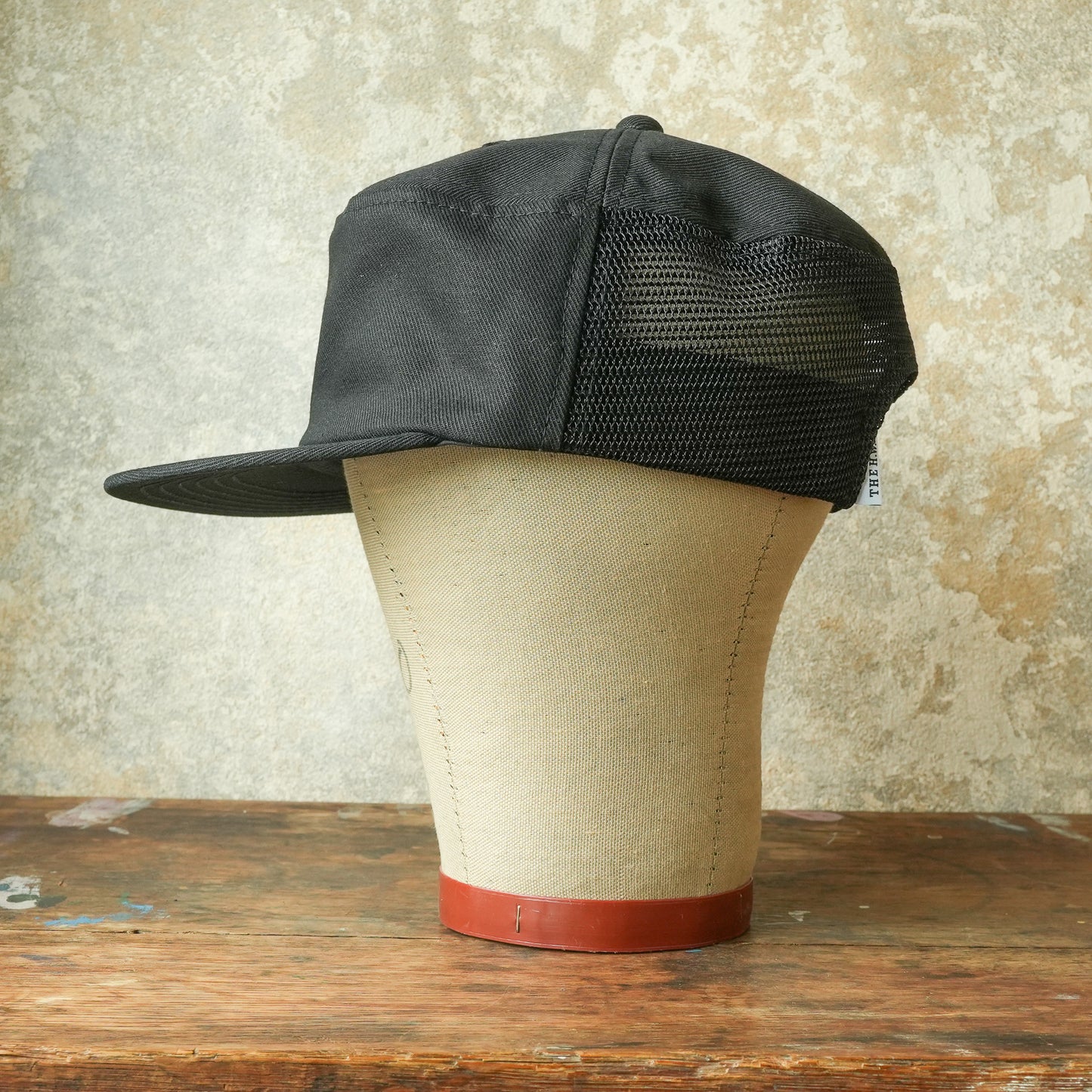 THE H.W.DOG&CO_ D-01168_SIDE MESH PAINTER CAP_BLACK