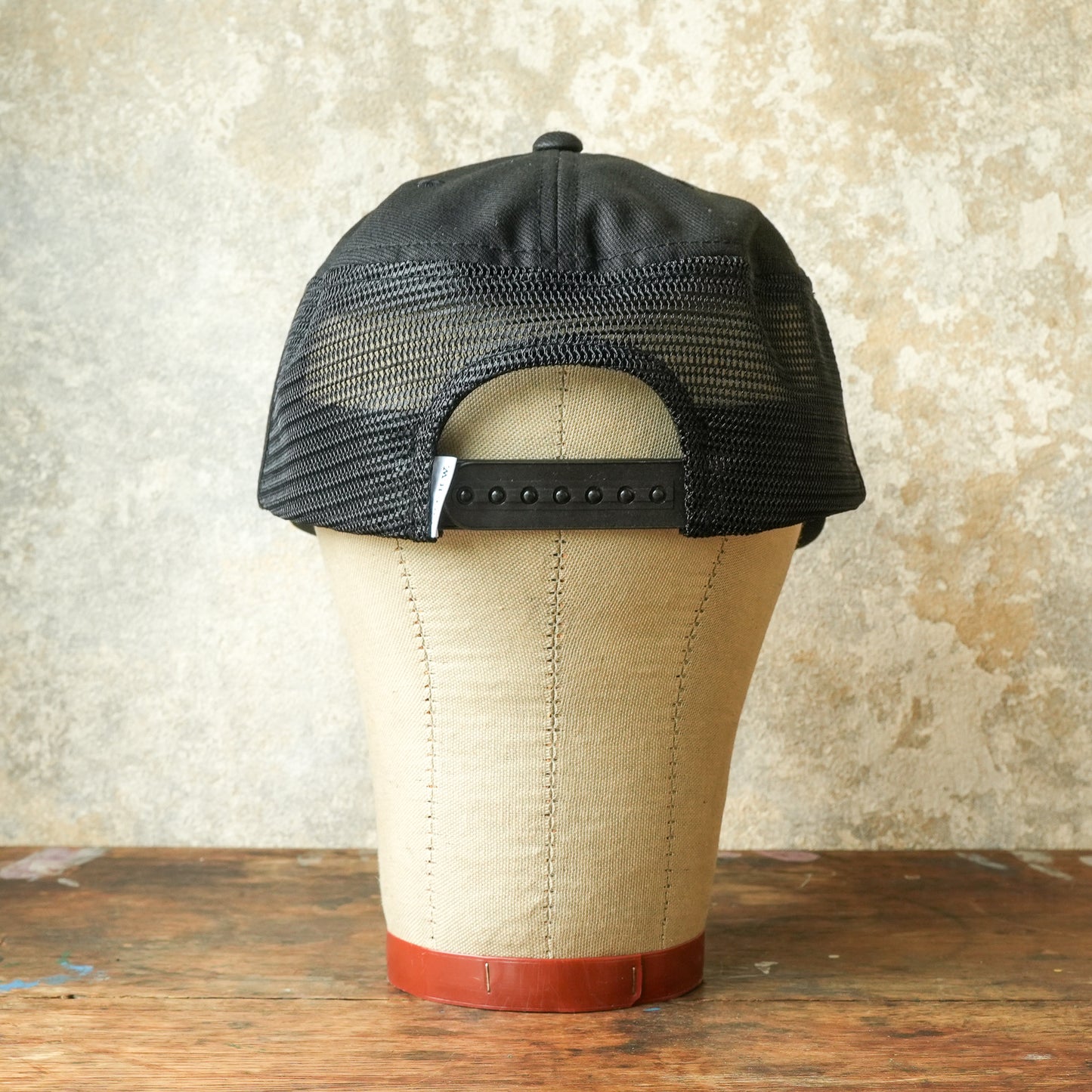 THE H.W.DOG&CO_ D-01168_SIDE MESH PAINTER CAP_BLACK