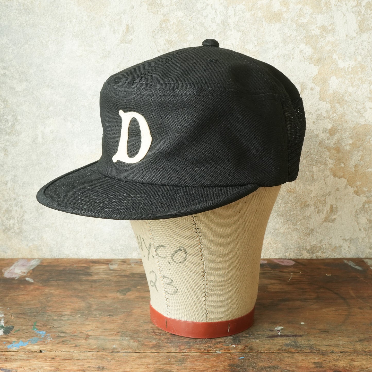 THE H.W.DOG&CO_ D-01168_SIDE MESH PAINTER CAP_BLACK