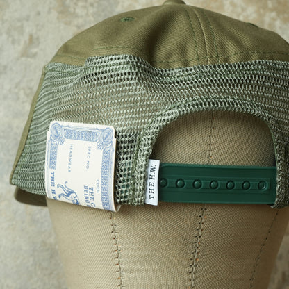 THE H.W.DOG&CO_ D-01168_SIDE MESH PAINTER CAP_OLIVE