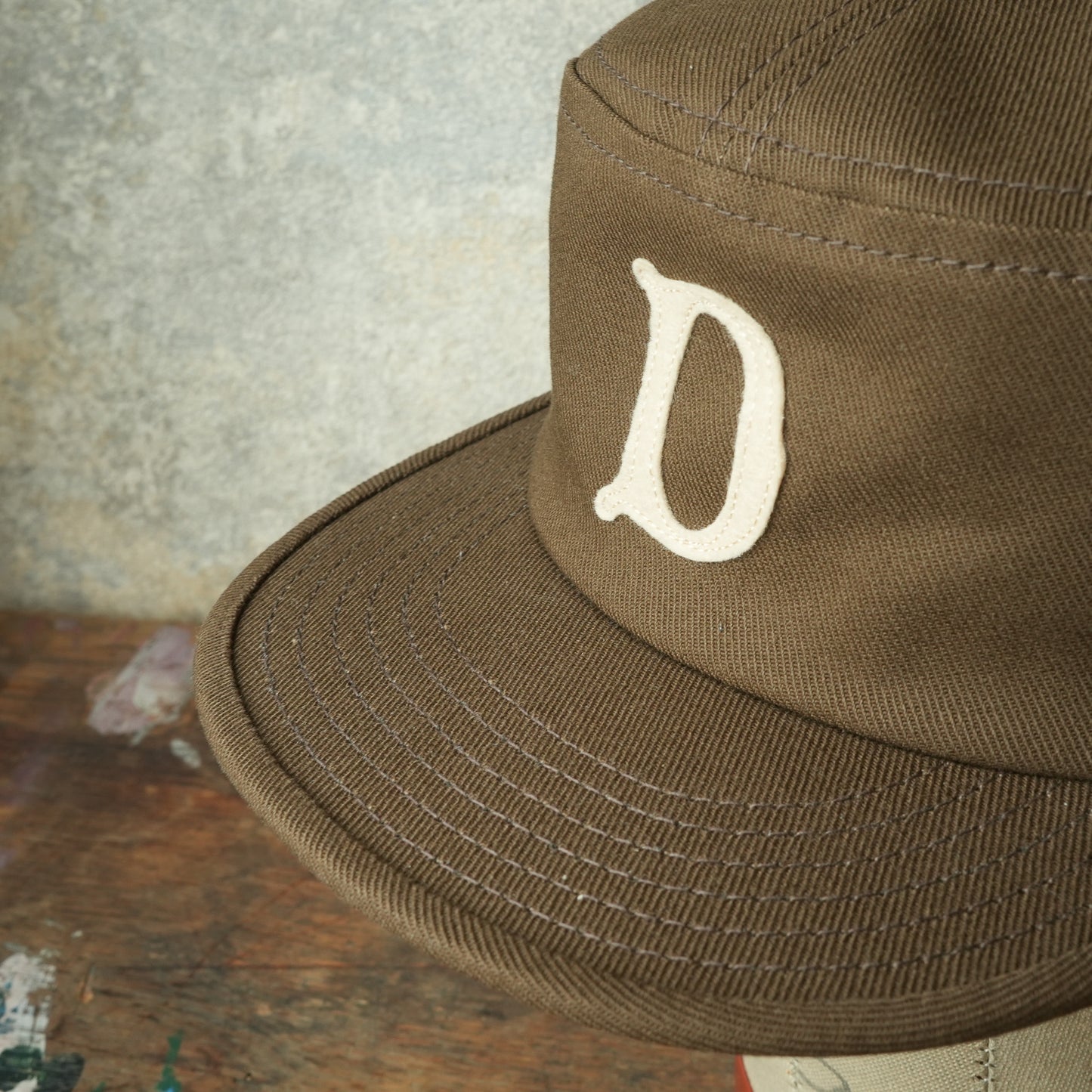 THE H.W.DOG&CO_ D-01168_SIDE MESH PAINTER CAP_BROWN