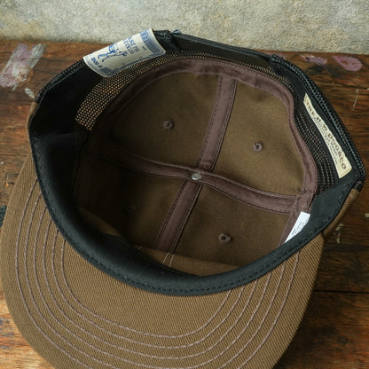 THE H.W.DOG&CO_ D-01168_SIDE MESH PAINTER CAP_BROWN