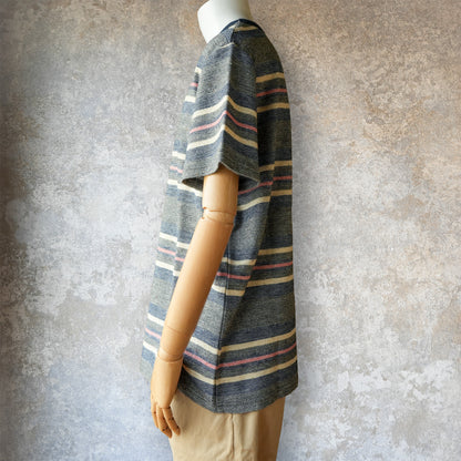 TCB Jeans_Inside-Out Stripe TEE_Type 2(濃いグレー)
