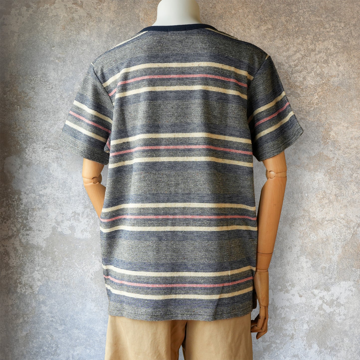 TCB Jeans_Inside-Out Stripe TEE_Type 2(濃いグレー)