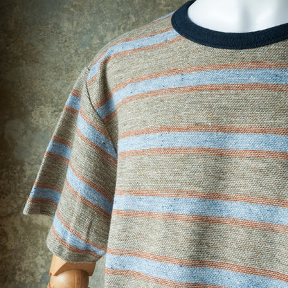 TCB Jeans_Inside-Out Stripe TEE_Type 1(薄いグレー)