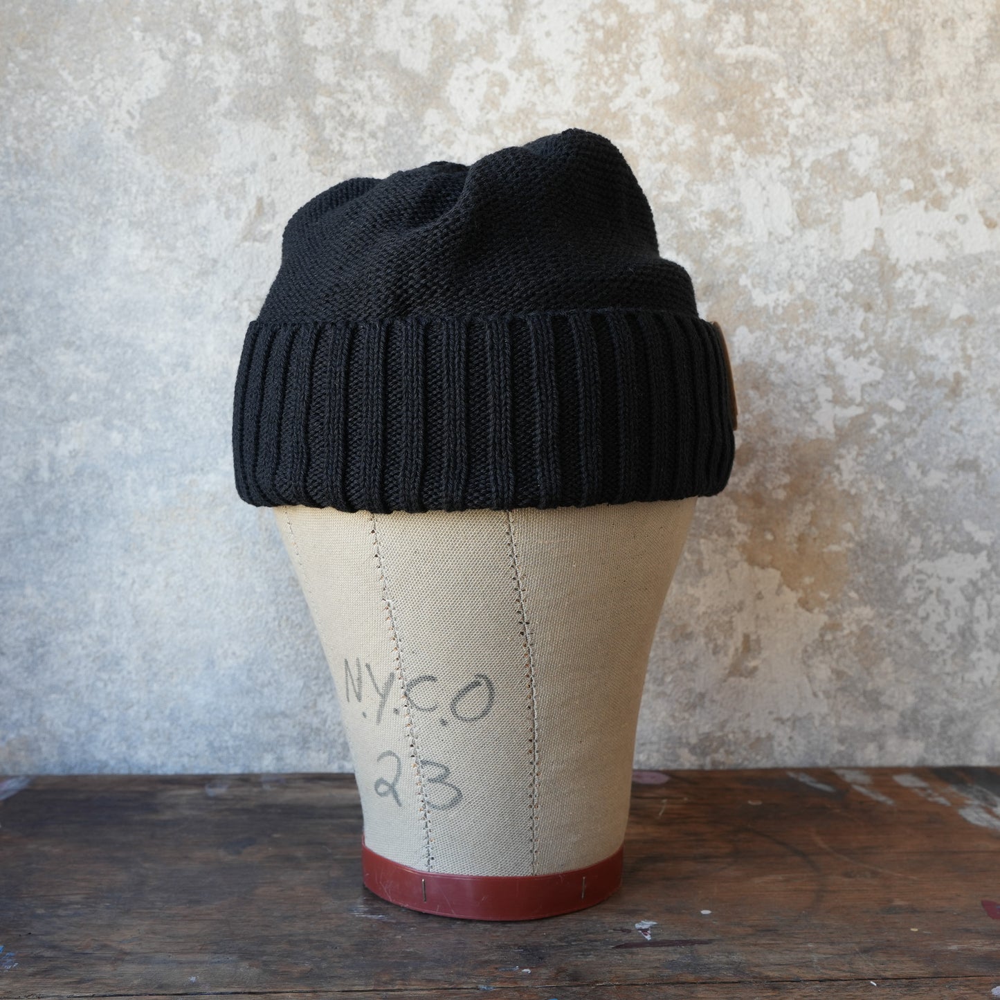 THE H.W.DOG&CO_ D-01222_CRUNCHY BEANIE - Black