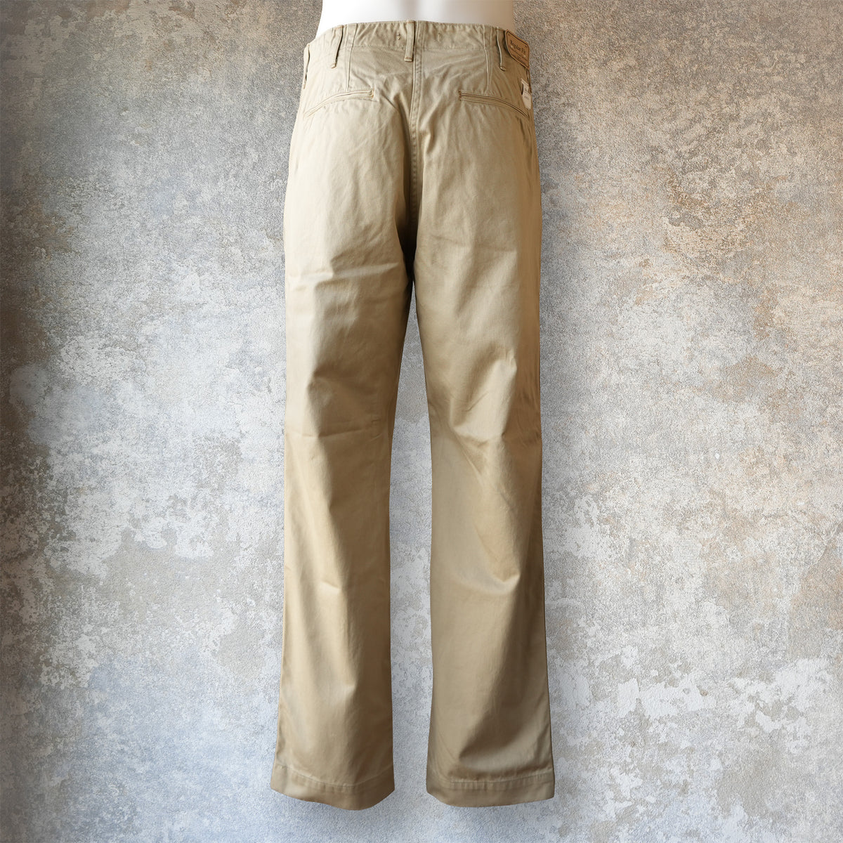 WORKERS_ Officer Trousers, Regular Fit / Khaki No-1, 10 oz Chino