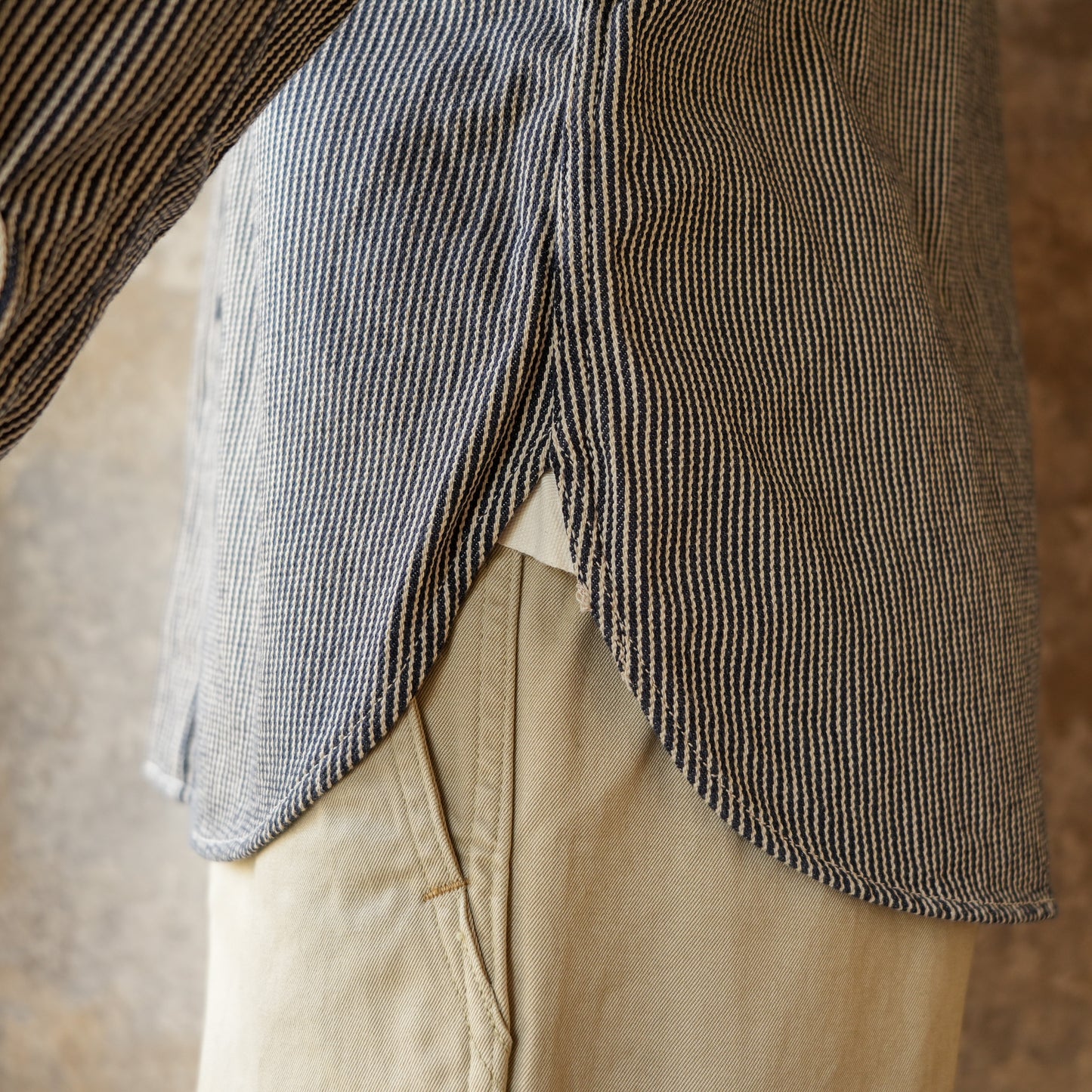 DELUXEWARE_HV-01A_HICKORY NEL SHIRT
