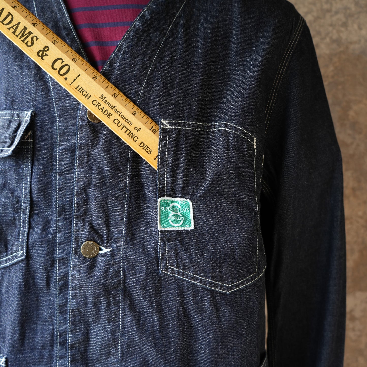 WORKERS_Engineer Jacket_8 oz Pure Indigo Denim