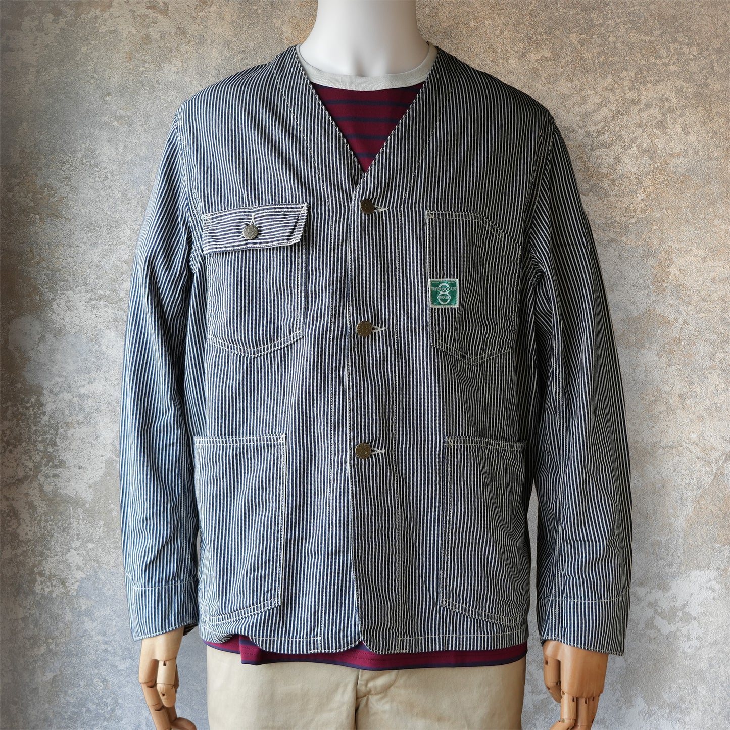 WORKERS_Engineer Jacket_6 oz Indigo Hickory