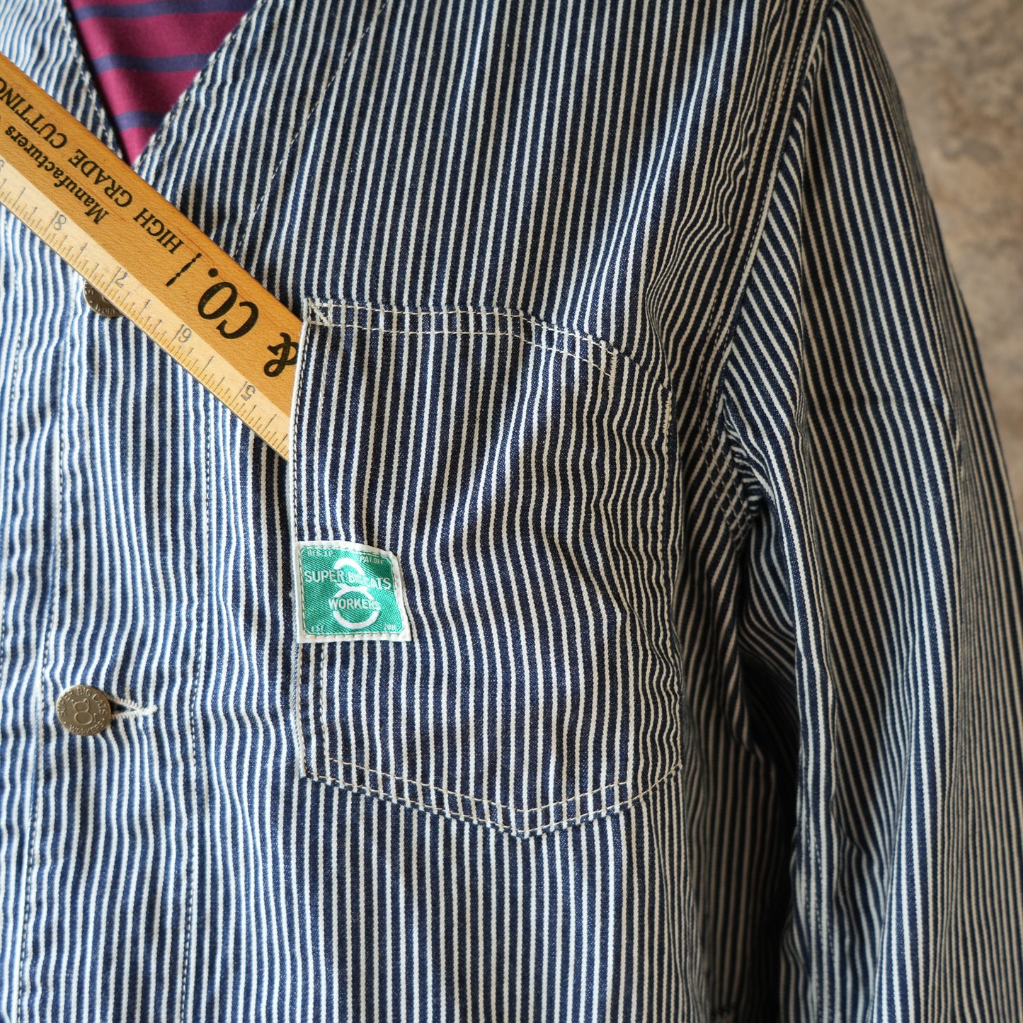WORKERS_Engineer Jacket_6 oz Indigo Hickory