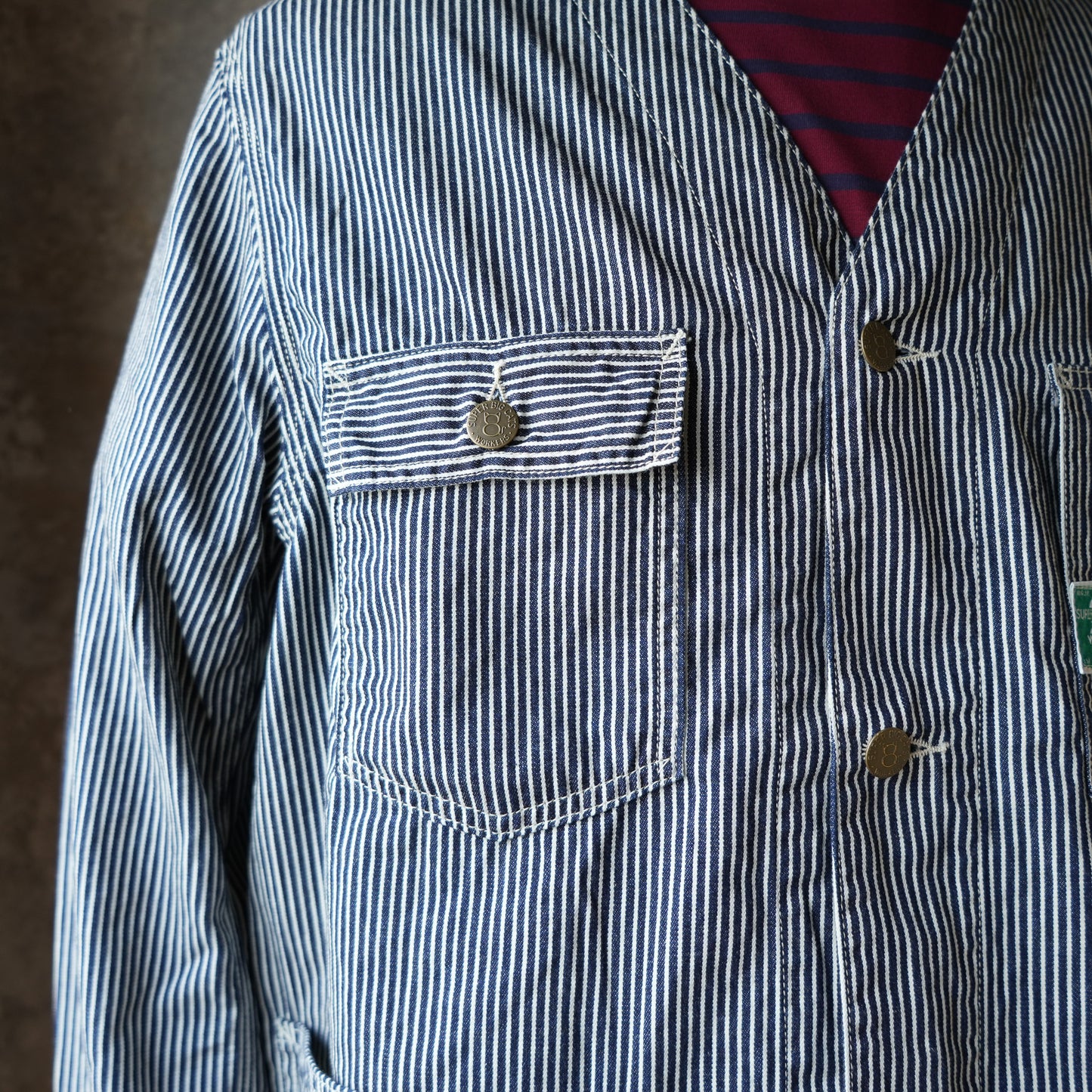 WORKERS_Engineer Jacket_6 oz Indigo Hickory