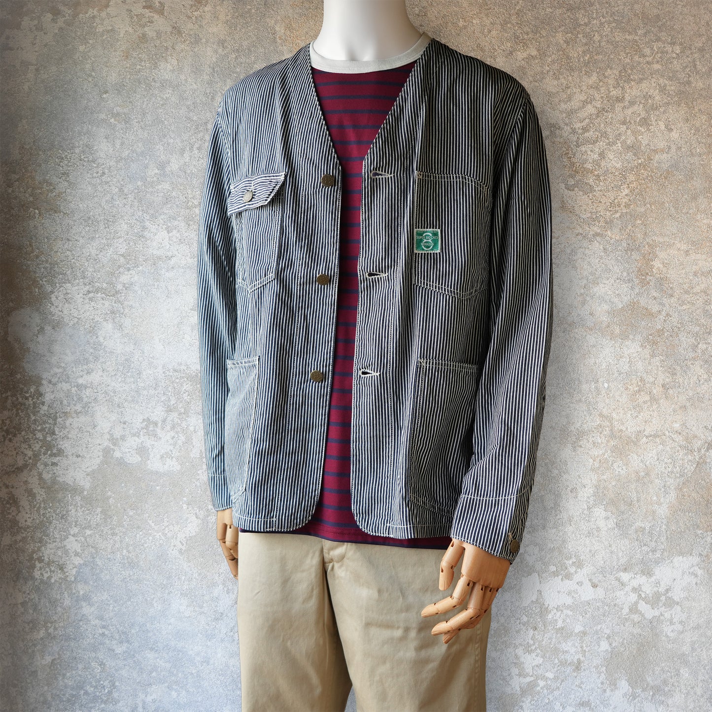 WORKERS_Engineer Jacket_6 oz Indigo Hickory