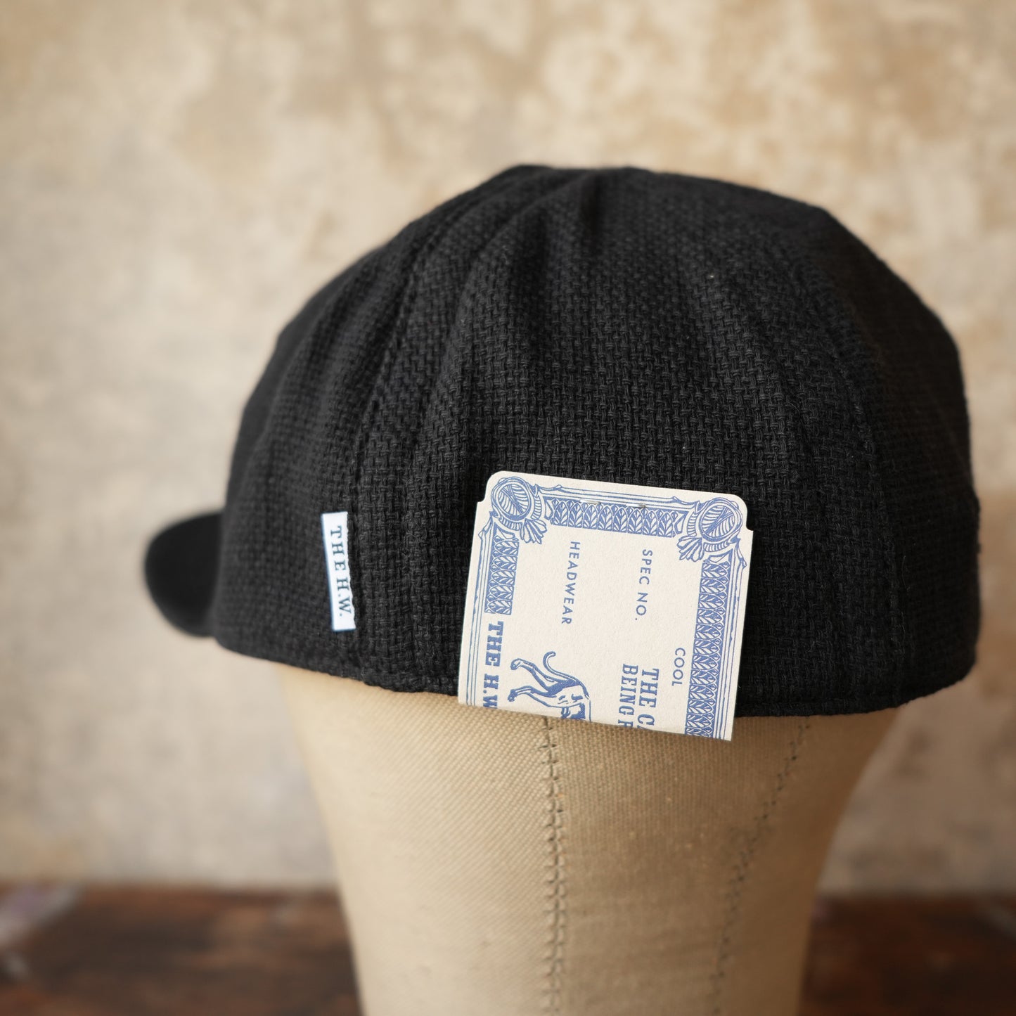 THE H.W.DOG&CO_D-01167_C/L PREPERA RAILROAD CAP_Black