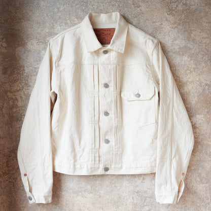 STUDIO D’ARTISAN LADIES_SDL-411E_1st Type White Denim Jacket