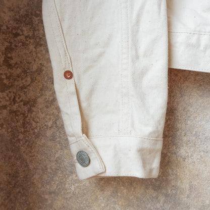 STUDIO D’ARTISAN LADIES_SDL-411E_1st Type White Denim Jacket