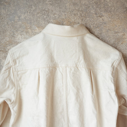STUDIO D’ARTISAN LADIES_SDL-411E_1st Type White Denim Jacket
