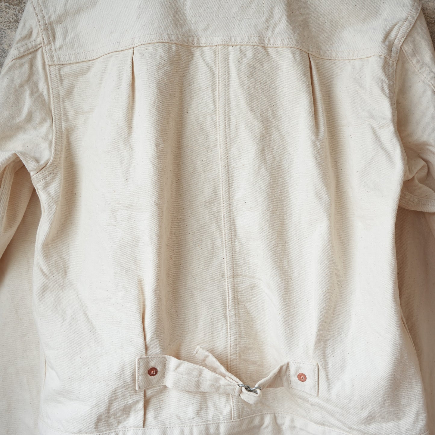 STUDIO D’ARTISAN LADIES_SDL-411E_1st Type White Denim Jacket