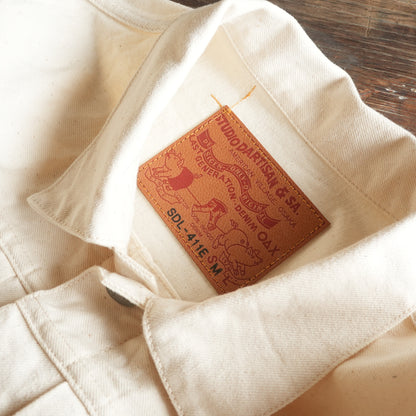 STUDIO D’ARTISAN LADIES_SDL-411E_1st Type White Denim Jacket