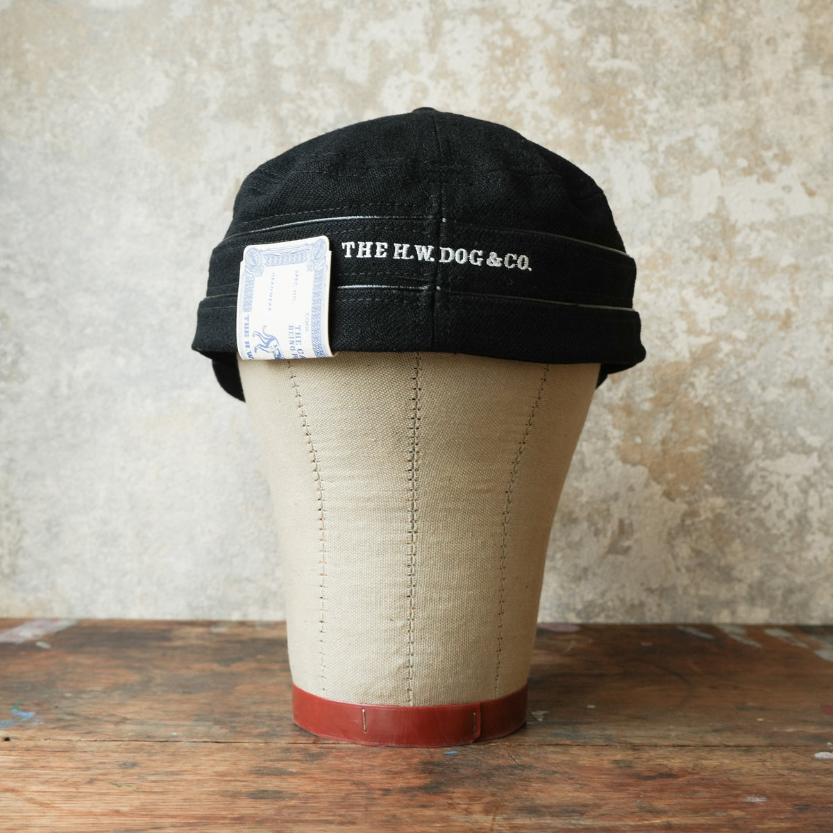 THE H.W.DOG&CO_D-01177_PAINTER CAP_BLACK