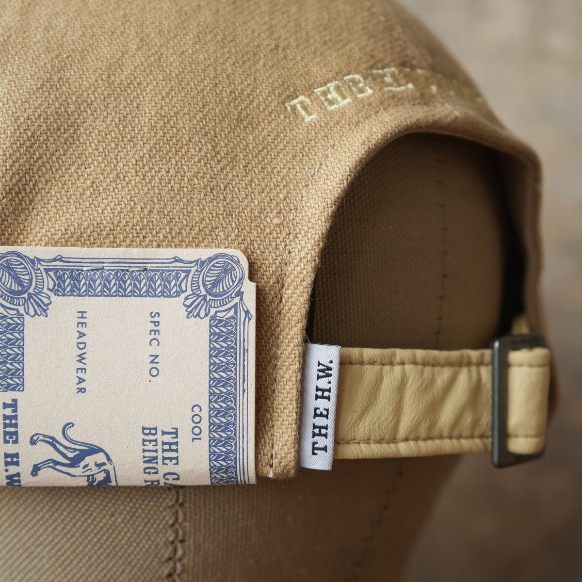 THE H.W.DOG&CO_D-01223_2TONE UNION CAP_CAMEL