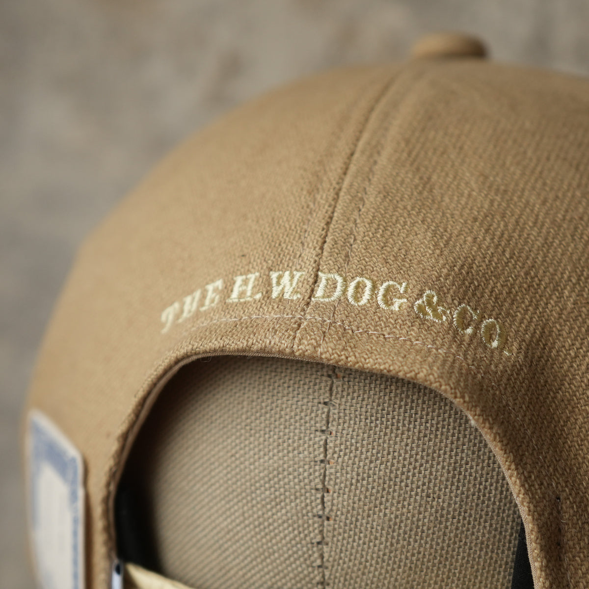 THE H.W.DOG&CO_D-01223_2TONE UNION CAP_CAMEL