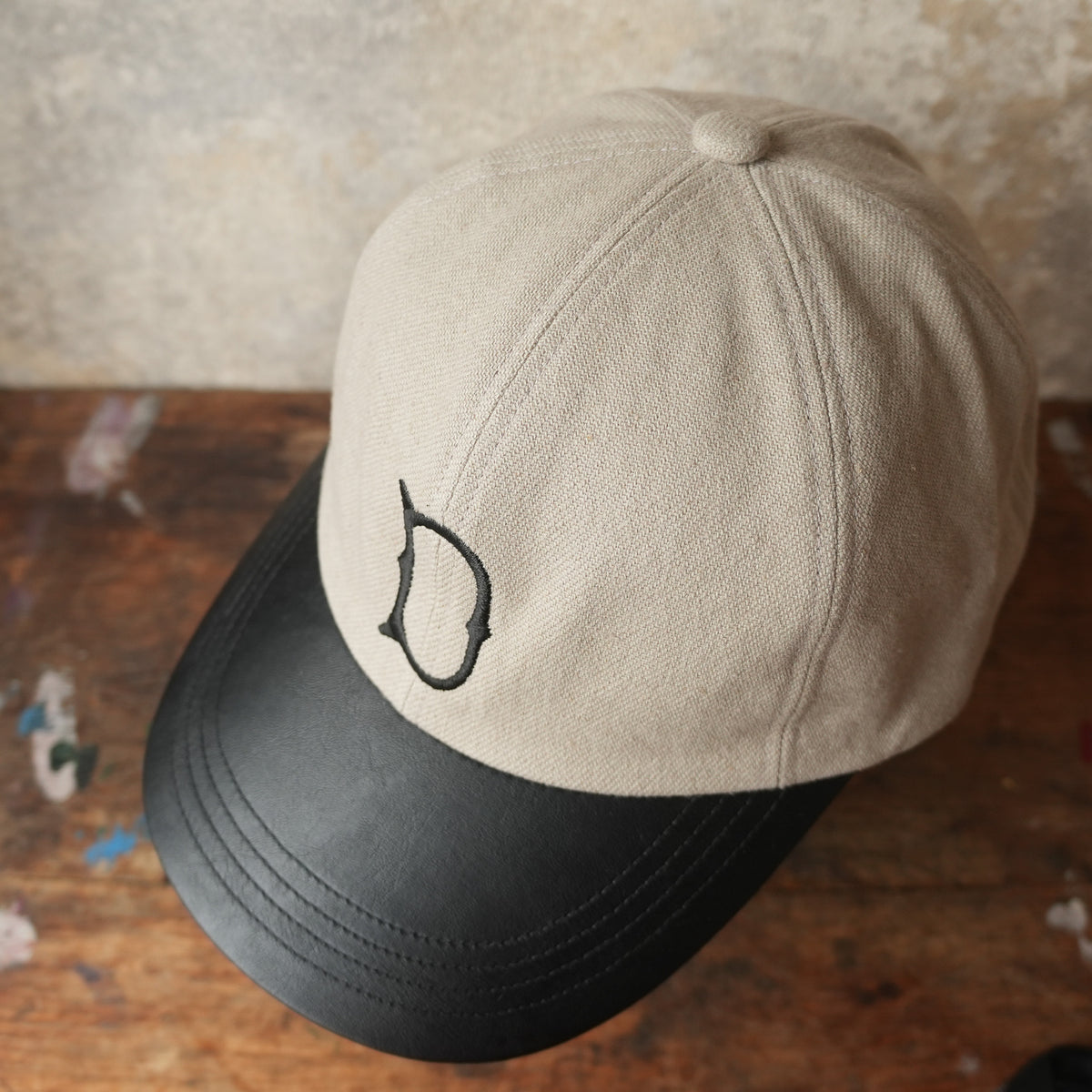 THE H.W.DOG&CO_D-01223_2TONE UNION CAP_BEIGE