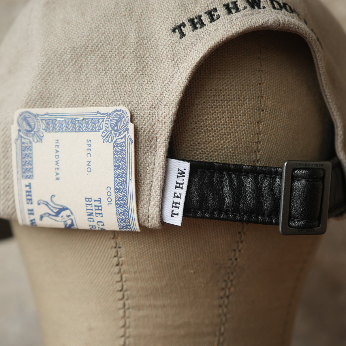 THE H.W.DOG&CO_D-01223_2TONE UNION CAP_BEIGE
