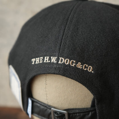 THE H.W.DOG&CO_D-01223_2TONE UNION CAP_BLACK