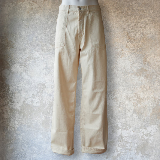 TCB Jeans_Catface Trousers_Ecru (生成り)