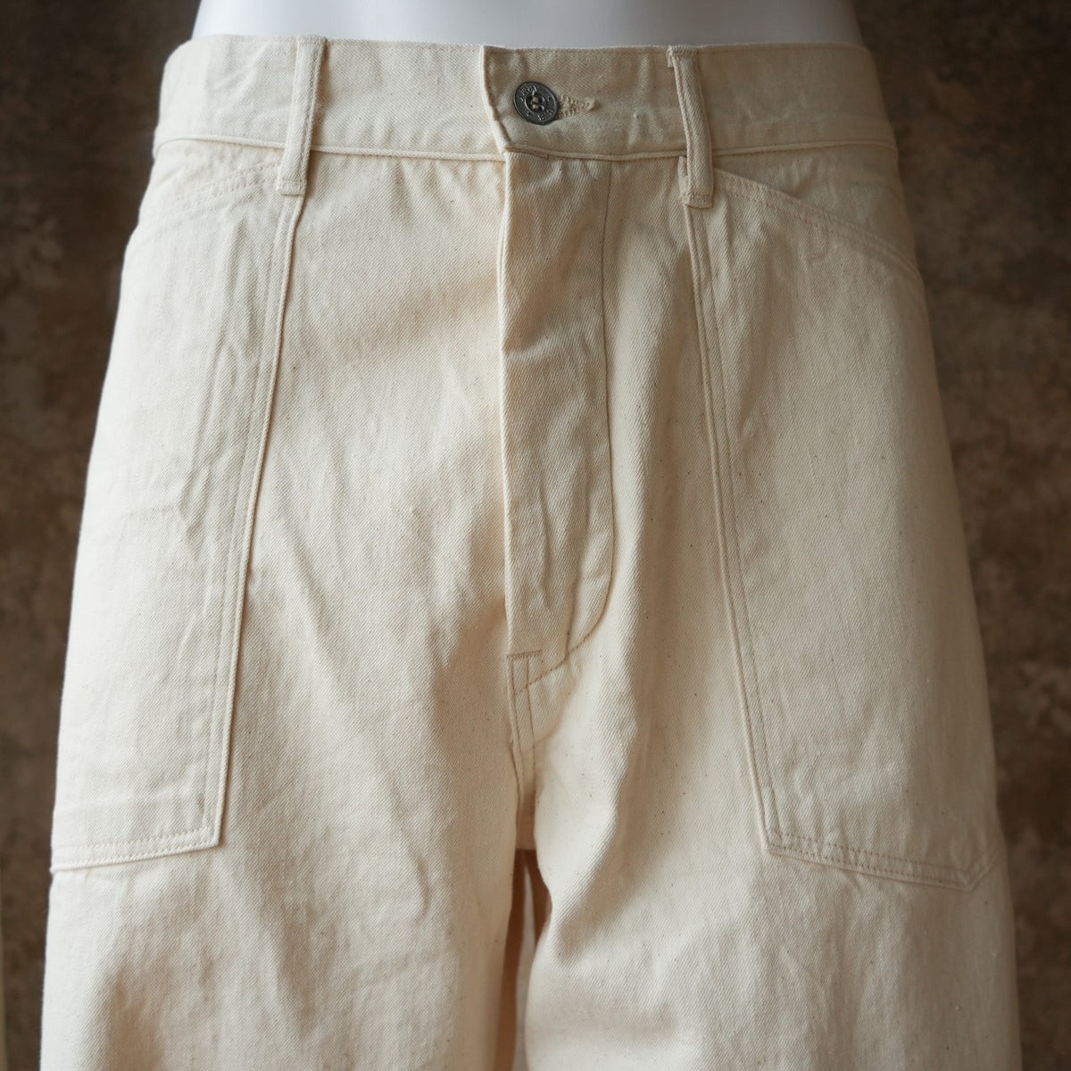 TCB Jeans_Catface Trousers 10.2oz_Black Denim