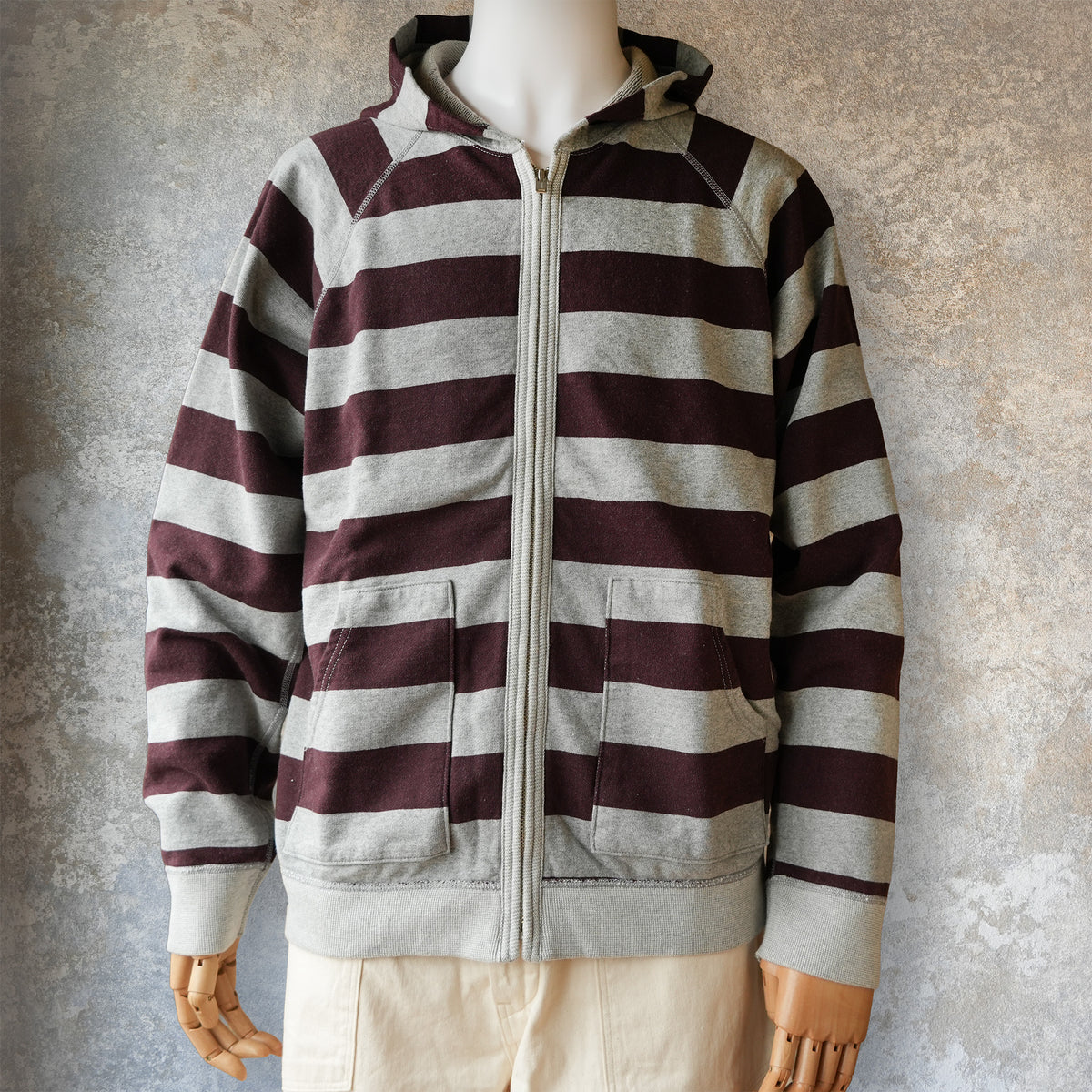 DELUXEWARE SRZ-01BD WIDE BORDER FULLZIP フルジップパーカー