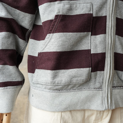 DELUXEWARE SRZ-01BD WIDE BORDER FULLZIP フルジップパーカー