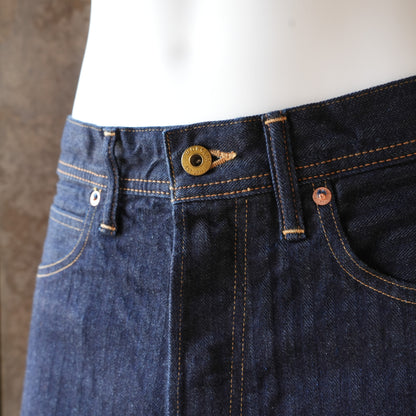 WORKERS_Lot 815 Work Pants_12 oz, Grey Back Indigo Herringbone