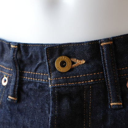 WORKERS_Lot 815 Work Pants_12 oz, Grey Back Indigo Herringbone