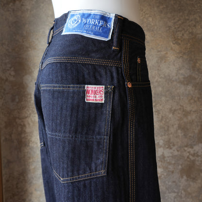 WORKERS_Lot 815 Work Pants_12 oz, Grey Back Indigo Herringbone