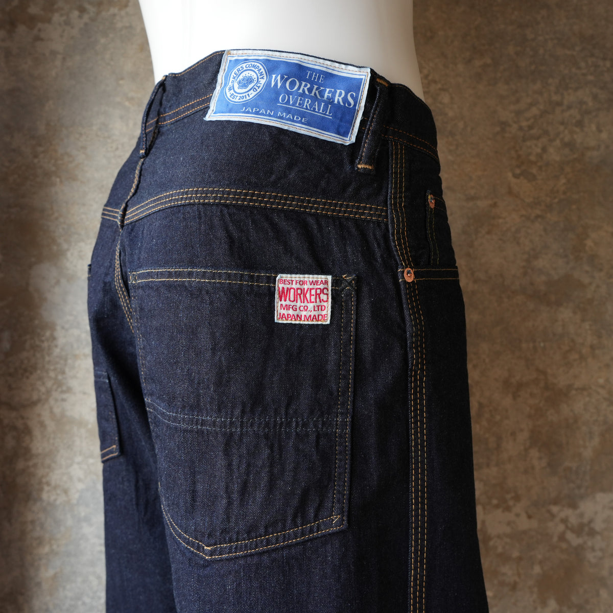 WORKERS_Lot 815 Work Pants_11 oz, Pure Indigo Denim